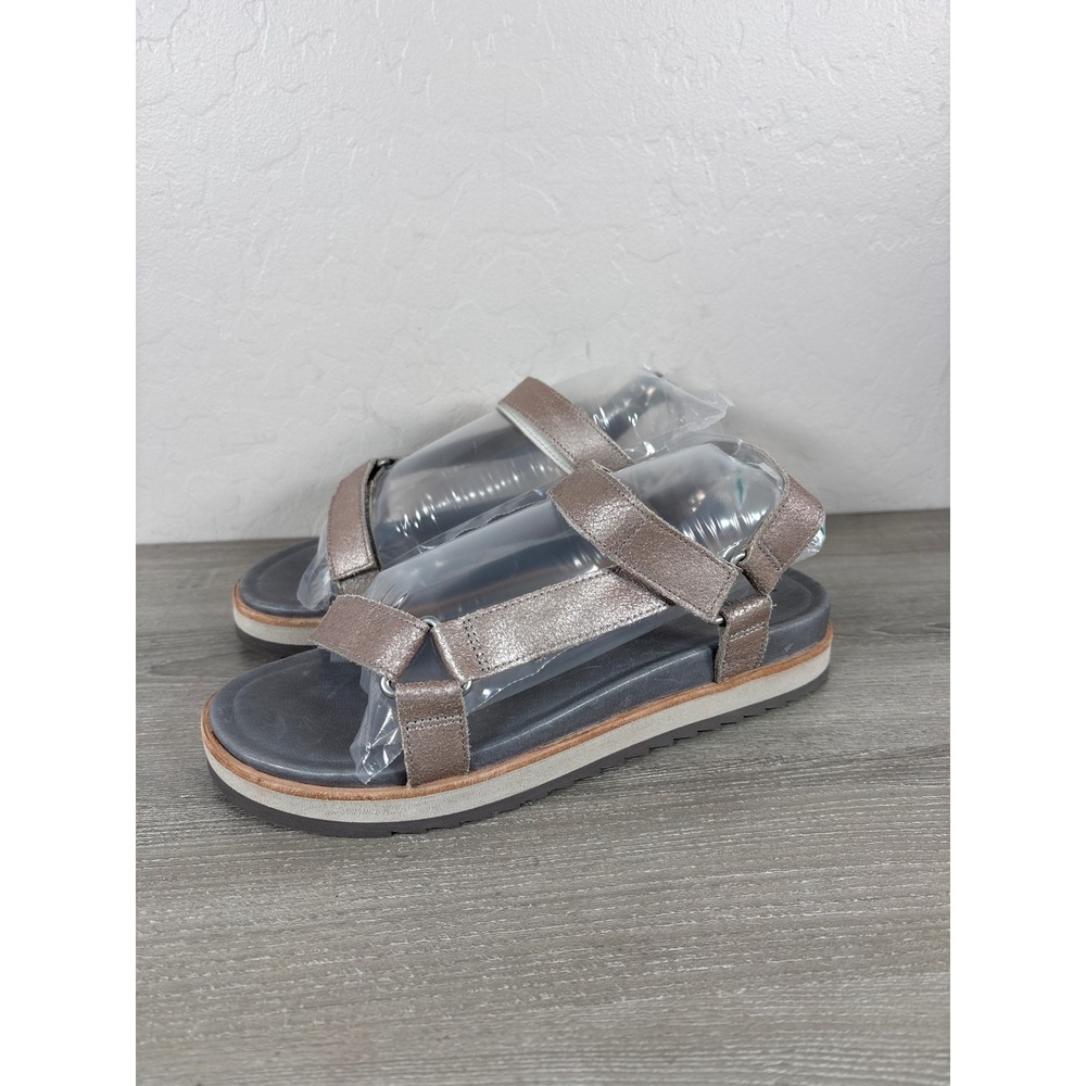 Merrell Juno Strap Metallic Leather Platform Sandals Womens 10 J62516